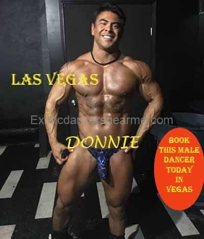 image of male dancer in las vegas that comes to miami florida sometimes
